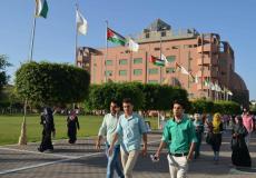 طلاب جامعة فلسطين في غزة