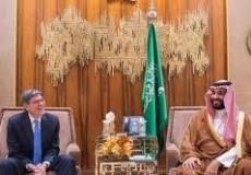 الرياض: لقاء جمع ولي العهد بوزير الخزانة الأمريكي .