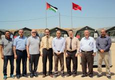 الوفاء تزور المستشفى الميداني المغربي بغزة