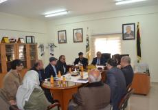 تربية الوسطى تناقش أفاق التعاون مع جامعة القدس المفتوحة بالوسطى