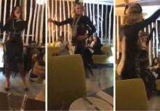 رقس استعراضي في مطعم في السعودية