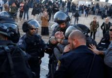 الاحتلال يقمع مسيرة منددة باحتفالاته باحتلال القدس