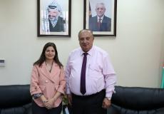 أبو مويس يلتقي سفيرة فلسطين في جنوب إفريقيا