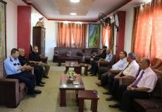 تربية الوسطى تبحث التعاون المشترك مع شرطة المحافظة الوسطى