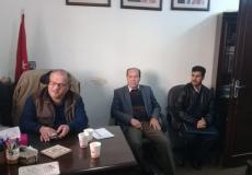 مدير مهرجان جرش ايمن سماوي يلتقي الهيئات الثقافية في مدينة جرش