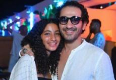 أحمد حلمي وابنته الكبرى