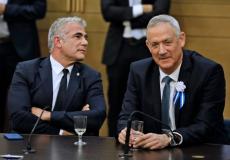 يائير لابيد وبيني غانتس 