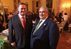 وزيرا خارجية البحرين واسرائيل