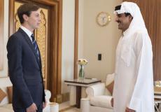 أمير قطر يستقبل كوشنر بقصر البحر 