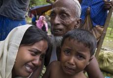 التهجير القسري للروهنغيا المسلمين من ميانمار إلى بنغلاديش - أرشيفية