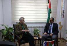 المستشار براك يستقبل ممثل جمهورية سلوفينيا ويطلعه على آلية مكافحة الفساد في فلسطين