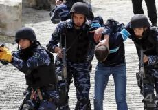 الشرطة الفلسطينية تعتقل مطلوبين - أرشيف