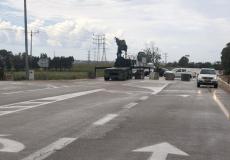 جيش الاحتلال يغلق طرق في غلاف غزة اليوم