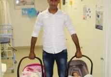 المواطن فادي عدوي  من قرية  طرعان  يرزق  بتوام  من حرمان  11عاماً من  الإنجاب