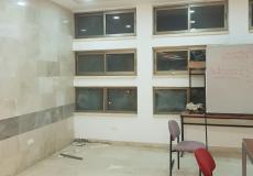 المبنى الذي أصابه الصاروخ في سديروت