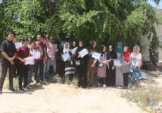 اختتام المخيم البيئي في غزة