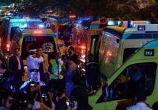 مصرع 10 وإصابة 25 في حادث انقلاب أتوبيس في مصر 