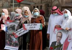 بلدية دير البلح تنظم وقفة مساندة للشعب التركي عقب زلزال إزمير