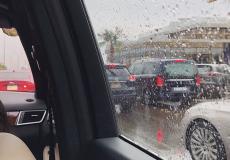 أمطار غزيرة تتعرض لها مدينة مكة المكرمة