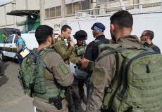قوات جيش الاحتلال الاسرائيلي في مكان عملية بركان