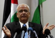 أمين سر اللجنة التنفيذية لمنظمة التحرير الفلسطينية صائب عريقات