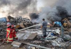 الأضرار الناجمة عن انفجار المرفأ