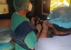 الطاقم الطبي في مجمع ناصر - خانيونس 