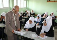 مدير تعليم الوسطى يتفقد امتحانات النقل