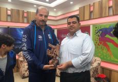 عضو المجلس الأعلى للشباب والرياضة عبد السلام هنية يستقبل وفد معهد الأمل ويدعم المنتخب الوطني للأيتام الذي سيشارك بكأس العالم 