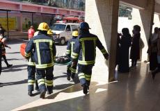 من مناورة الدفاع المدني