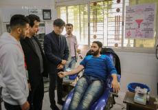 يوم تطوعي للتبرع بالدم في غزة