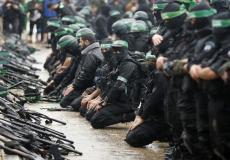 مقاومو كتائب القسام الجناح العسكري لحركة حماس -ارشيف-