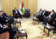 هنية يستقبل العالم الفلسطيني عدنان مجلي