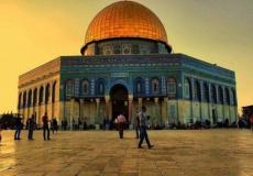 جانب من المسجد الأقصى المبارك -ارشيف-