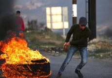 مواجهات بين الشبان وقوات الاحتلال على حاجز حوارة جنوب نابلس اليوم