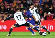 برشلونة وفالنسيا في كأس ملك اسبانيا