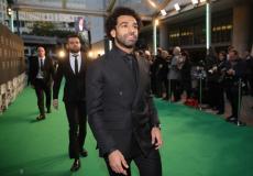 محمد صلاح لاعب المنتخب المصري.