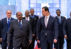 زيارة الرئيس السوداني عمر البشير للرئيس السوري بشار الأسد