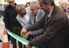 تدشين نصب تذكاري باسم الشهيد نعيم خضر بمدينة اكسل البلجيكية