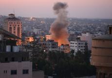 قصف على غزة
