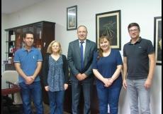 مركز الميزان يستقبل عدداً من الوفود في مقره في مدينة غزة