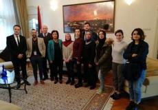 اختتام جولة تبادل تعليمي للمحامين المتدربين في المركز الفلسطيني