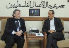 لقاء رئيس جمعية رجال الأعمال مع نائب الممثل الخاص لـ UNDP