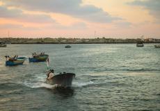 ميناء غزة بحر غزة