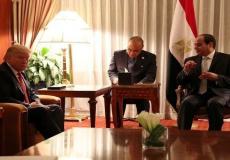 لقاء سابق بين الرئيس المصري عبد الفتاح السيسي والرئيس الأمريكي دونالد ترامب 