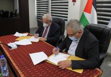 توقيع مذكرة التفاهم بين سلطة المياه ومجلس تنظيم قطاع المياه- رام الله