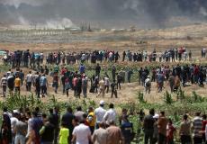 الحدود الشرقية لقطاع غزة -ارشيف-