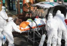 نقل حالة مصابة بكورونا