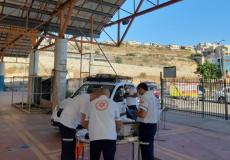 إجراء فحوصات كورونا بأم الفحم