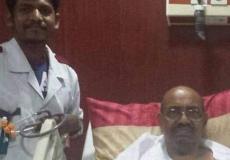 عمر البشير في المستشفى - أرشيفية 